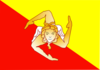 Variation Of The Flag Of Sicily Clip Art